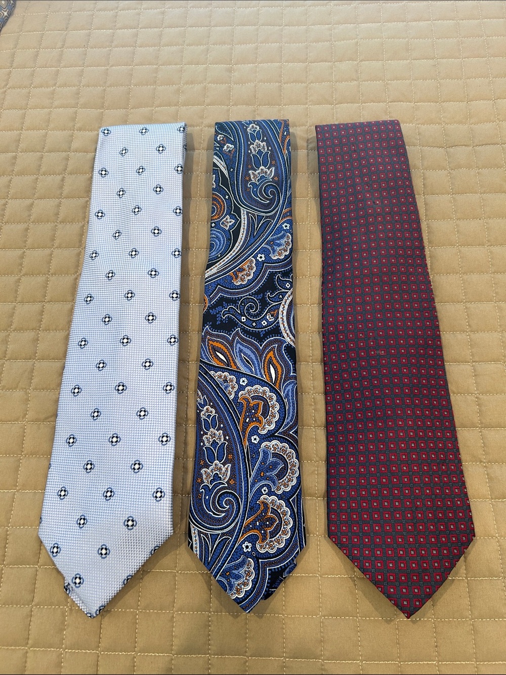 3 Classic Men's Neckties